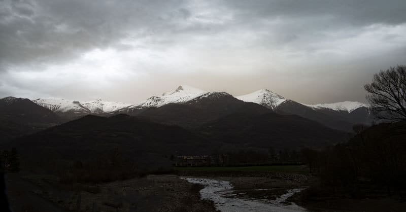 Vista de Castejón de Sos, Huesca