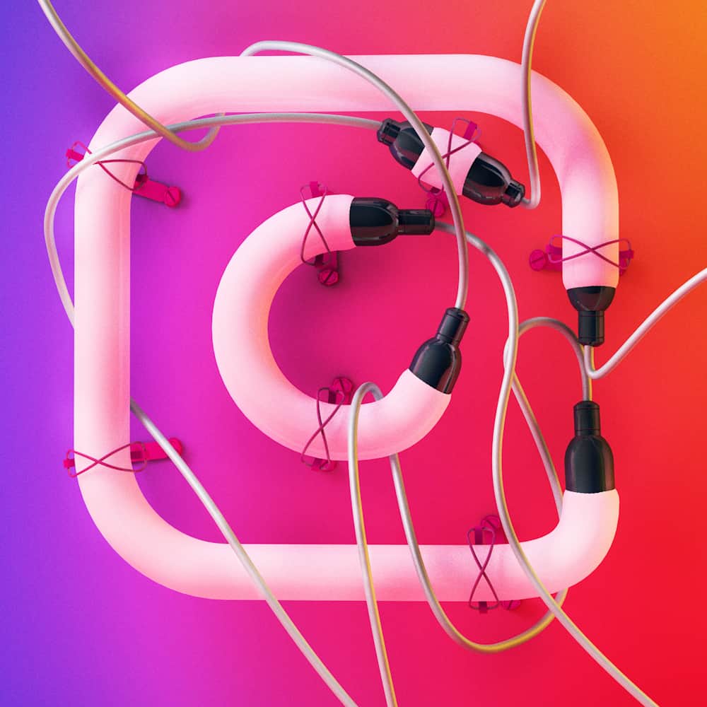 Instagram neon