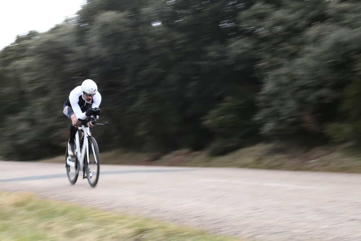 Técnica del barrido en fotografía en duatlón cross