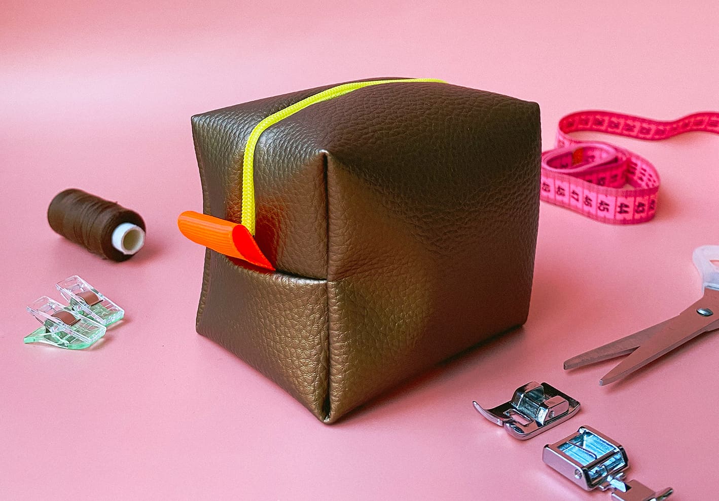 Neceser hecho a mano en una hora